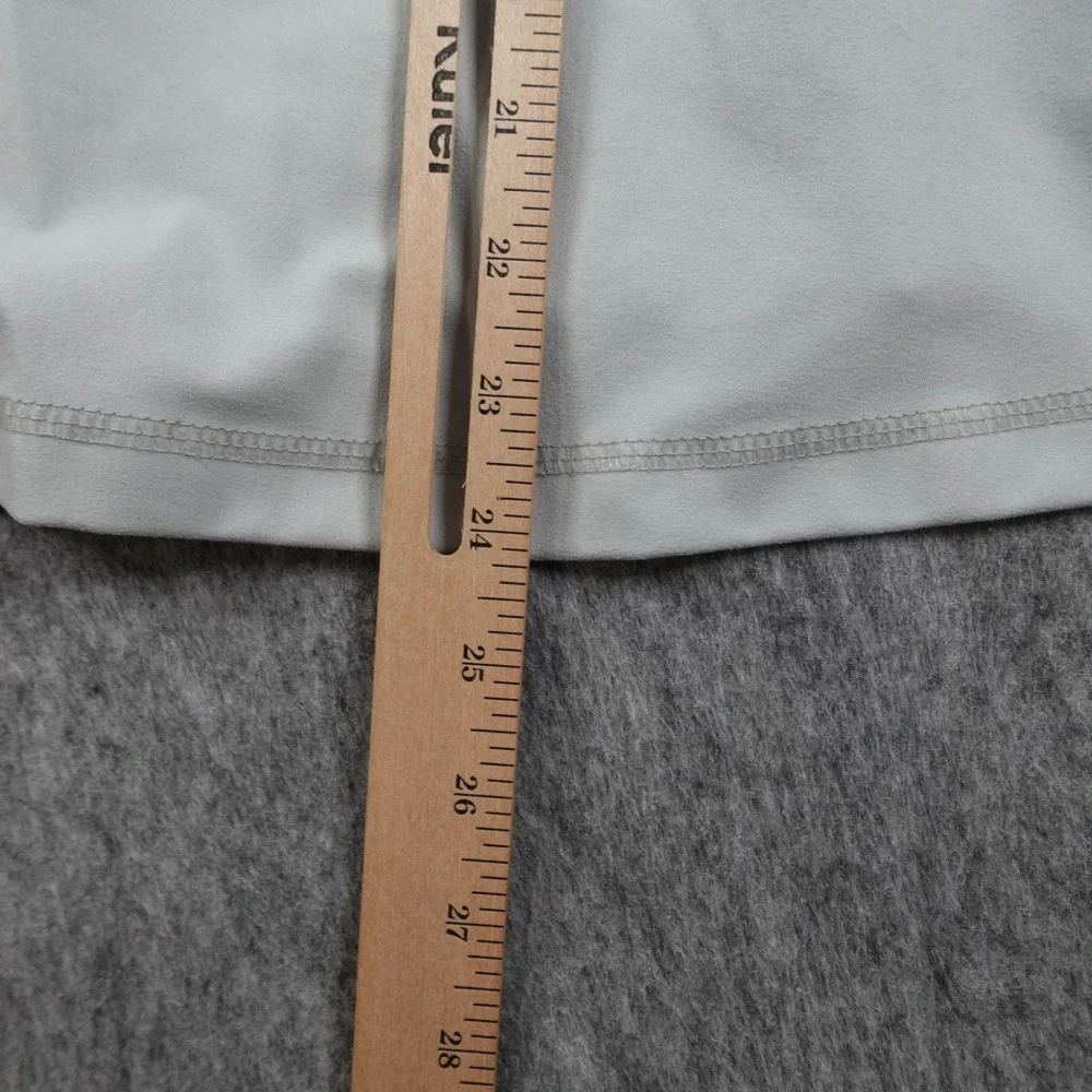 Spyder Jacket Womens‎ Medium Grey Full Zip Hooded Thumbholes Cinched Waist